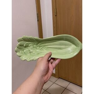 Celery Gayle 1972 Plate Platter Vintage Pottery Ceramic Signed